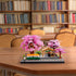 Cherry Blossom Micro Building Blocks Set - Japanese Mini Bricks Model Flower Train Station for Ages 14+, 3668PCS