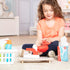 Melissa & Doug 14 Pcs Laundry Basket Pretend Play Set with Wooden Iron and Ironing Board