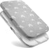 BaeBae Goods Baby Bassinet Mattress Topper, Waterproof Replacement Pad with Removable & Washable Mattress