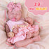 20 Inches 3+ Aori Reborn Baby Dolls - Realistic Real Life Baby Doll with Feeding Kit, Lifelike Newborn Baby Girl