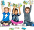 Spakon 32 Sheets Scene Stickers for Kids - DIY Animal Mix and Match Stickers for Birthday Party Favor.