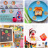 Zonon 500 Pieces Carnival Circus Party Stickers, Themed Animal Clown Labels for Birthday Envelope Seals and Goodie Bags
