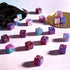 Sumind 24 Pieces MTG Dice Counters - Glitter D6 Dice Cube Loyalty Counter Dice for Card Gaming Accessory