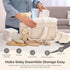 PeraBella Baby Diaper Caddy Organizer with Handle, Boy & Girl Shower Gift Basket, Portable Diaper Storage Basket Bin