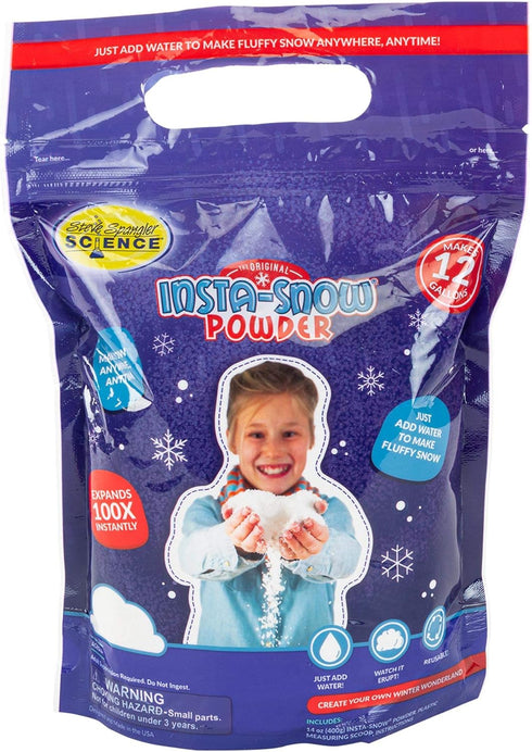 Steve Spangler Science Insta-Snow Powder, STEM Activity for School and Homeschool Activities,