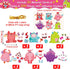 party greeting Valentine's Day Monster Craft Kits for Kids, DIY Monster Ornament Bulk Paper Decorative Kit