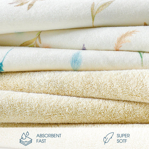 2 Pack Infant,34"x 34" GRSSDER Baby Hooded Towel for Newborn, Super Soft Bath Towels with Original Designs, Ultra