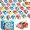 Worgree 50 Pcs Mini Pull Back Cars, Small Race Car Toys Bulk