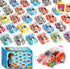 Worgree 50 Pcs Mini Pull Back Cars, Small Race Car Toys Bulk