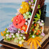Set, 950PCS Set, Flower Bouquet Violin Building Blocks Music Instruments Bricks Gifts for Adults and Kids