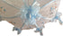 Party Favors Plus 36" White Lace Baby Shower Umbrella Blue Storks, Pacifiers & Rattles