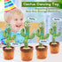 Emoin Dancing Cactus Baby Toys, Talking Cactus Toy with LED, 15 Second Voice Recorder, Mimicking Toy for Baby Boys