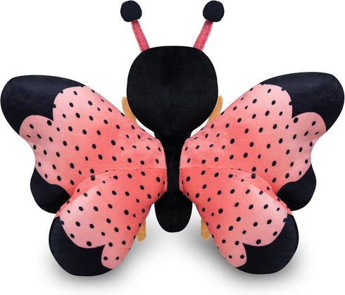 (12 inches) Ms. Butterfly Plush Stuffed Animal and Interactive Toy with Cute, Flappable Wings