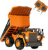 OrgaNatureQueen RC Dump Truck with Lights and Sound, 9-Channel Remote Control Construction Vehicles