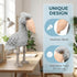 ZHONGXIN MADE 18.5inch Large Shoebill Plush Toy - Lifelike Stork Stuffed Animal, Cute Grey Shoebill Toy for Home