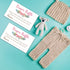 Pink Flowers Diaper Raffle Tickets - 50 Baby Shower Game Cards for Invitation Inserts