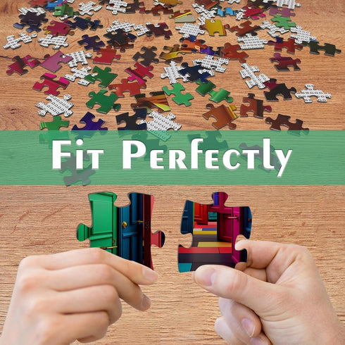 Jigsaw Puzzles for Adults 1000 Pieces, Home Decor Gift Toy for Men Women Seniors, 1:1 Poster, Interlock Perfectly