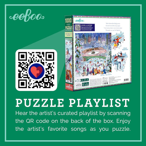 1000 23" 23" eeBoo Piece Puzzle - Swedish Holiday Kitchen Jigsaw Puzzle for Adults, Square x Made with Recycled Board