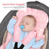 Ultra-Soft Newborn Car Seat Insert in Pink - Ideal for Infant Car Seats, Strollers & Swings