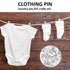 HJZHII 100PCS 2.2 Inch Supplies(100) Safety Pins for Diaper, Plastic Head Cloth Diaper Nappy Pins with Locking Closures