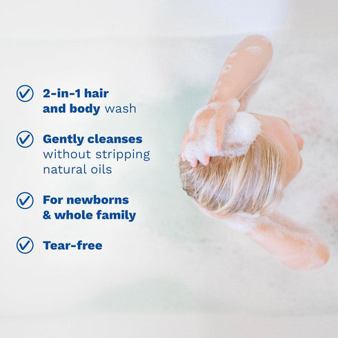 13.52 oz. Mustela Certified Organic Cleansing Gel - Natural Hair & Body Wash with Olive Oil & Aloe Vera - For Baby, Kid