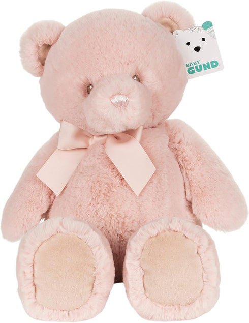 GUND Baby My First Friend Teddy Bear - Pink Ultra Soft Animal Plush Toy for Babies