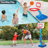 Toddler Basketball Hoop Indoor Mini Adjustable Goal with Ball Pump, Outdoor Toys for Kids Age 2-8