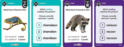 Teacher Created Resources SpellChecked Card Game