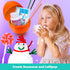 UNGLINGA 4 Jumbo Easter Basket Stuffer Surprise Eggs, 6 Science Experiments for Kids, Educational STEM Kit