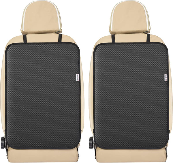 Meolsaek Kick Mats Back Seat Protector, Waterproof Oxford Seat Back Protector, Car