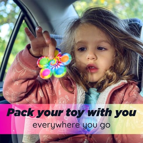 2026 Nutty Toys Fidget Spinner - Sensory Toy for Kids & Adults - Top Stress & Anxiety Relief Gifts for Home & Office