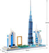 Sets 2545 Architecture Dubai Skyline Collectible Model Building Kit Micro Blocks for Adults Present Model Kit Pieces