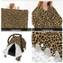 KiuLoam Animal Leopard Cheetah Print Baby Car Seat Canopy, Nursing Cover Breastfeeding Scarf, Stretchy Soft Breathable