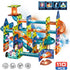 110 3D Set, Contixo STEM Building Toys - pcs Marble Magnetic Run Tiles Learning Stacking Educational Building Blocks
