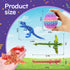 BOYLOVE 3D Set, 12Pcs 3D Set Printed Dragon Prefilled Easter Eggs Printed Animals Cool Fidget Toy for Easter Basket