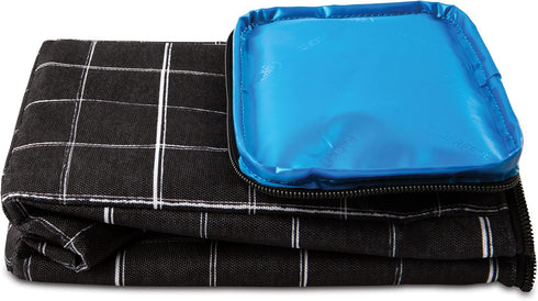 PackIt Freezable Double Bottle Bag, Built with EcoFreeze Technology, Antimicrobial lining, Collapsible, Reusable, Zip
