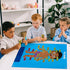 WATINC 35Pcs Brown Skin Color Body Parts Learning Felt Story Board Set - Educational Teaching Storytelling Kit for