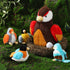 7 Pcs Birds Toys Plush Stuffed Animal Bird Set, Cute Birds, Egg, Nest Toy Gifts for Kids, Creative Play Birthday Favors