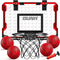 TEMI Indoor Basketball Hoop for Kids - Mini Basketball Hoop with 4 Balls, Toys for Ages 3-12