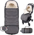 HOOGEE Baby Stroller Footmuff Winter - Universal, Expandable, Warm Infant/Toddler Cover, Cold-Weather Buggy