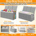 Fineonly (40" x14" x16") Extra Large Toy Box Chest with Lid, Kids Toy Storage Organizer for Boys Girls, Big Toy Bin