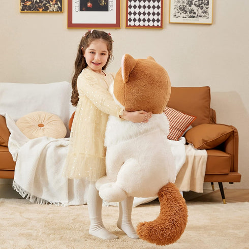 IKASA Giant Ragdoll Cat Stuffed Animal Plush Toy, 23" Jumbo Soft Fluffy Plushie Gifts for Kids