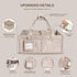GEMII Diaper Caddy Organizer-Large Baby Caddy Organizer with HandleNewborn Registry EssentialsBaby Shower Gift Basket
