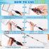 Niuyhe 2 Ps Shell Scooper for Beach, Shark Tooth Sifter with Stainless Steel Adjustable Long Handle, Sand Sifter