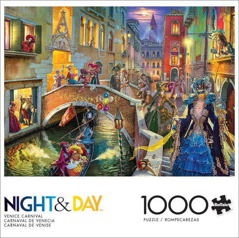 Buffalo Games - Image World - Venice Carnival - 1000 Piece Jigsaw Puzzle for Adults Challenging Puzzle Perfect for Game Nights - Finished Puzzle Size is 26.75 x 19.75