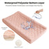 2 Pack, Konssy Waterproof Muslin Changing Pad Cover Quilted Cotton Fitted Diaper Chang Table Cover, Soft Changing Pad