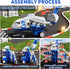 2-4 3-5 8 3-5 MSKOLER Airplane Toys for Toddlers - Boy Toy Car Race Tracks for Kids Ages with Small Car Toys, Toddlers