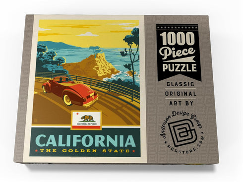 MyPuzzle California: The Golden State (Coastline) - Premium 1000 Piece Jigsaw Puzzle