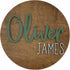 Round Baby Name Signs for Nursery, for Nursery, Customized Wood Name Plaque,