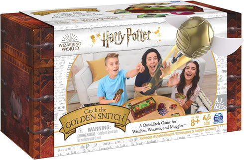 Harry Potter Catch The Golden Snitch - Quidditch Board Game for Witches, Wizards, and Muggles, Family Game Ages 8+